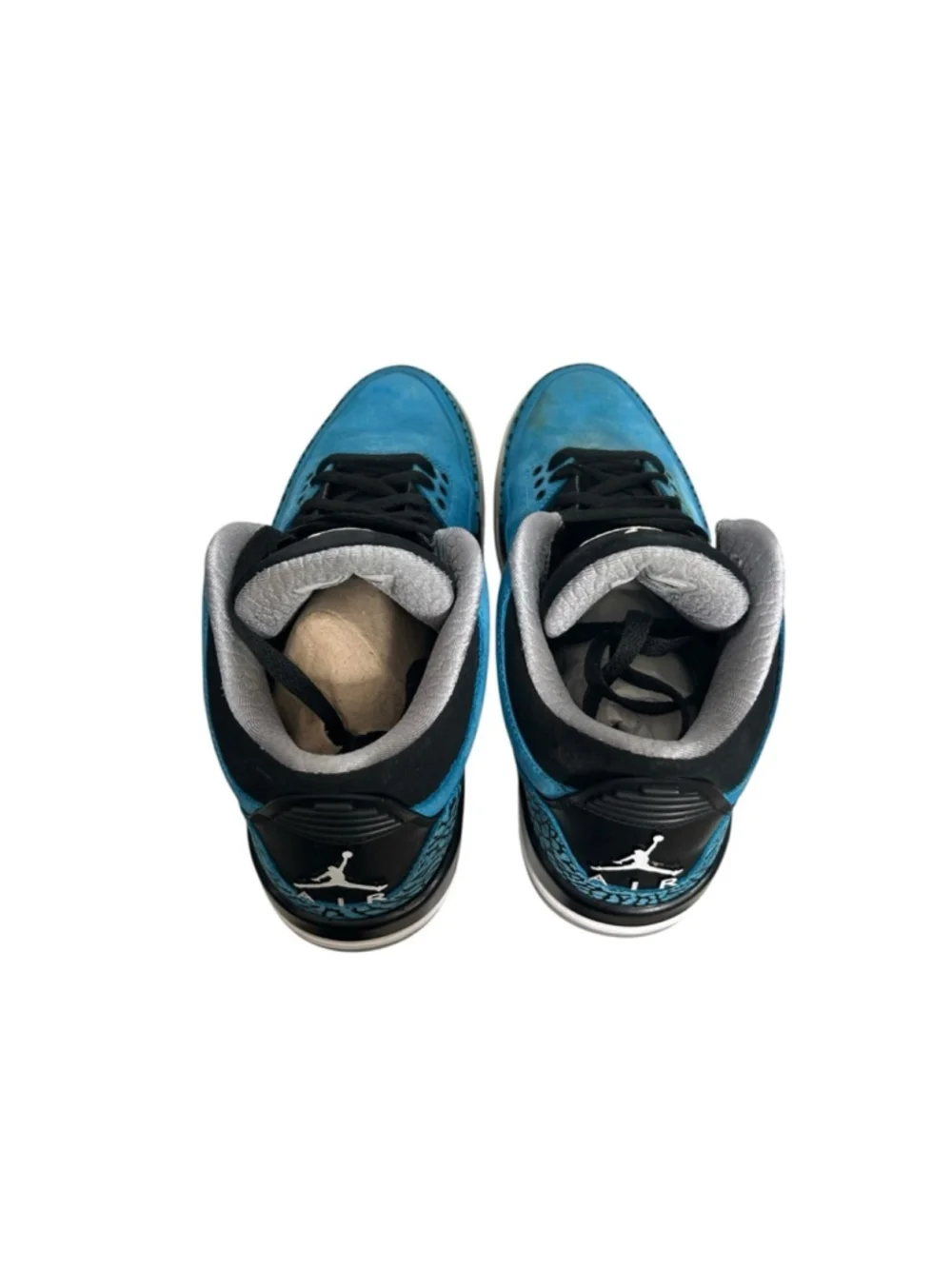 Nike Air Jordan Retro 3 Dark Powder Blue Black White 136064-406 Men's Size 8.5